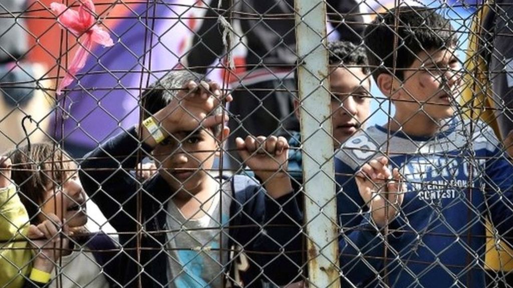 Bewildered migrants await fate on Lesbos