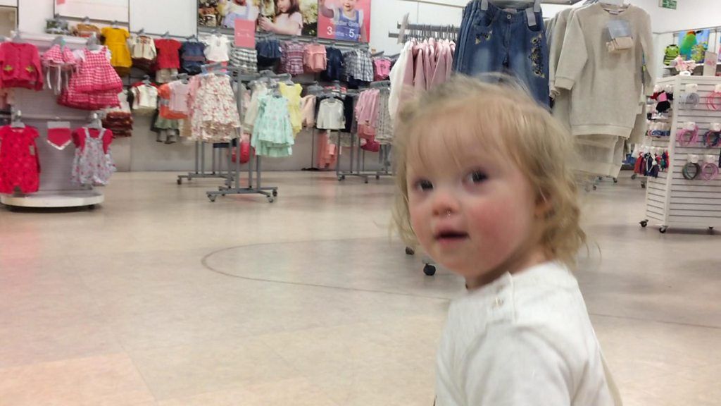 Lily Beddall: Girl with Down's syndrome models for Matalan