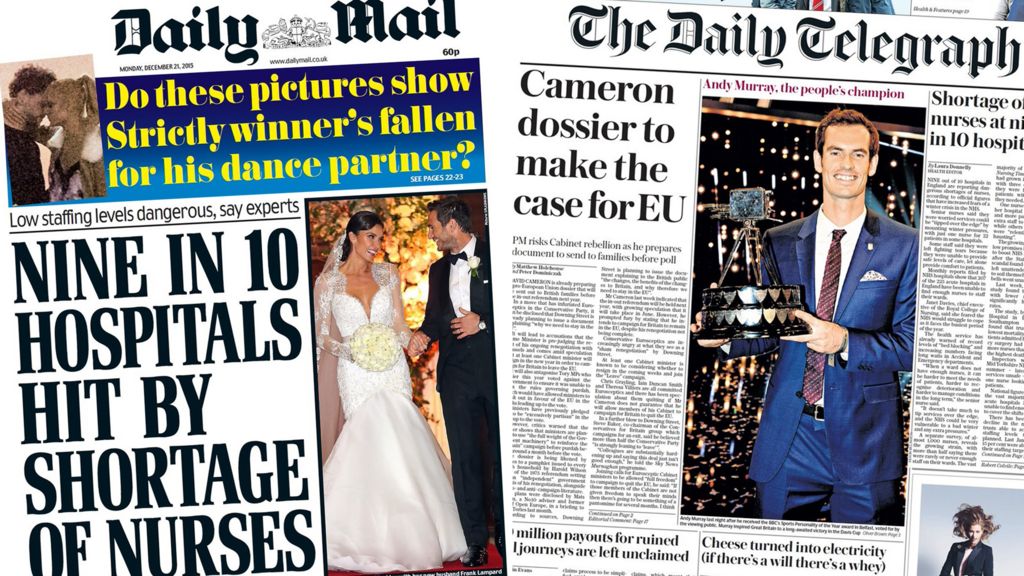 Cameron's 'case for EU' and Murray win