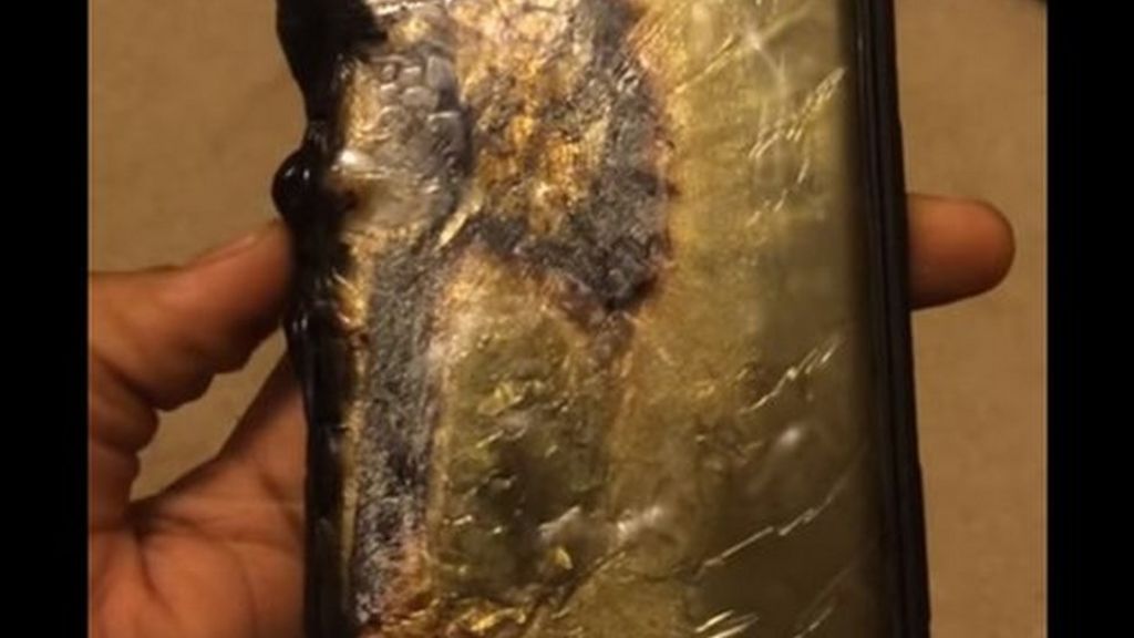 Samsung shares fall over Galaxy Note fears