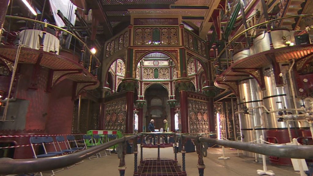 The sewage works called the Cathedral of the Marsh