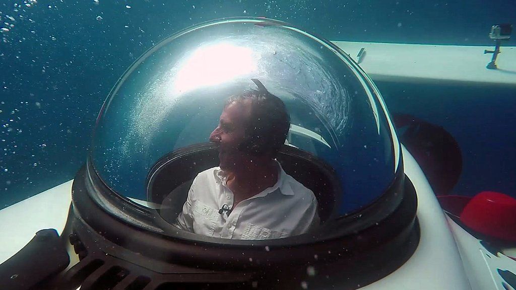 VIDEO: Taking a ride in a drone-like submarine