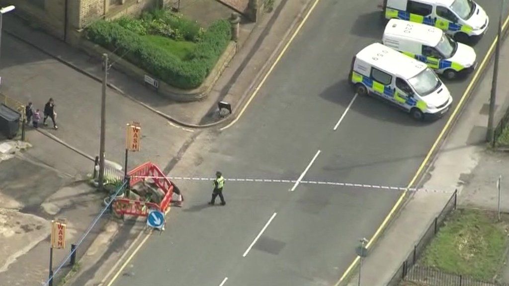 Jo Cox MP: Aerial pictures show scene of attack