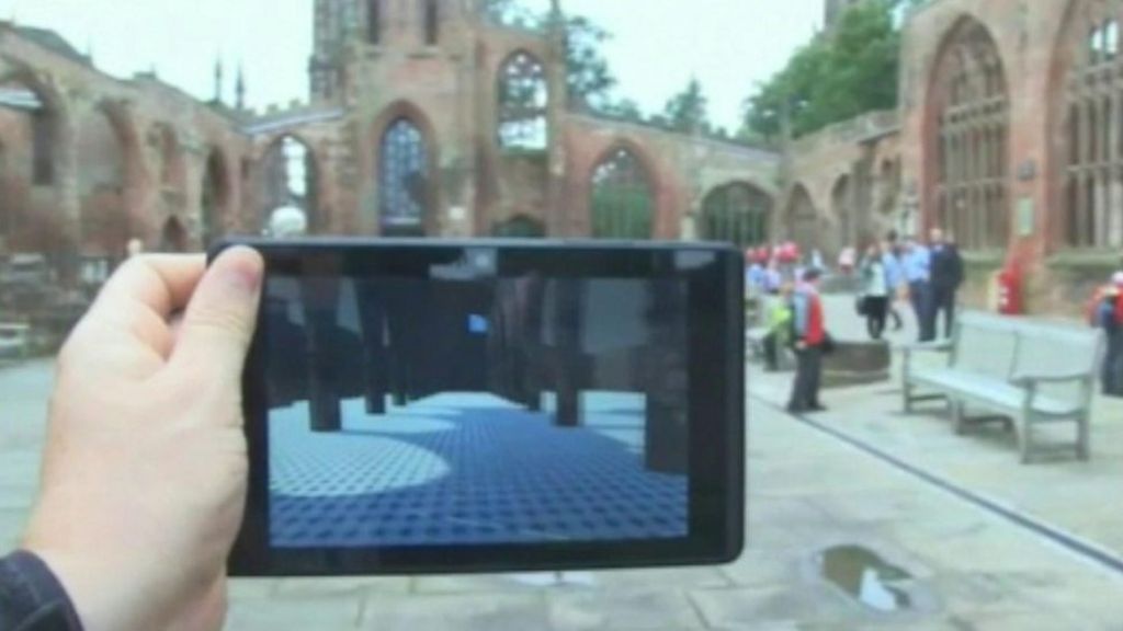 Blitzed Coventry Cathedral revived by new app