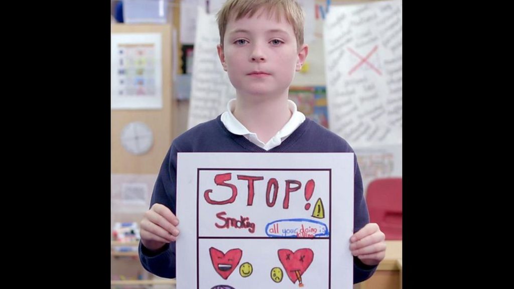 Coventry school children the centre of national 'quit smoking' campaign - BBC News
