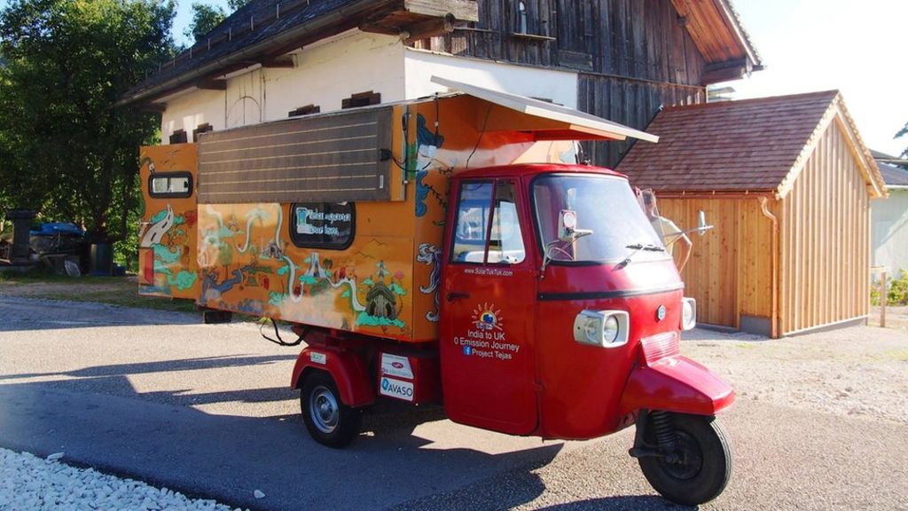Solar tuk-tuk journey halted by robbery in France