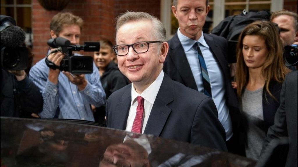 Tory leadership: Gove 'standing out of conviction not ambition'