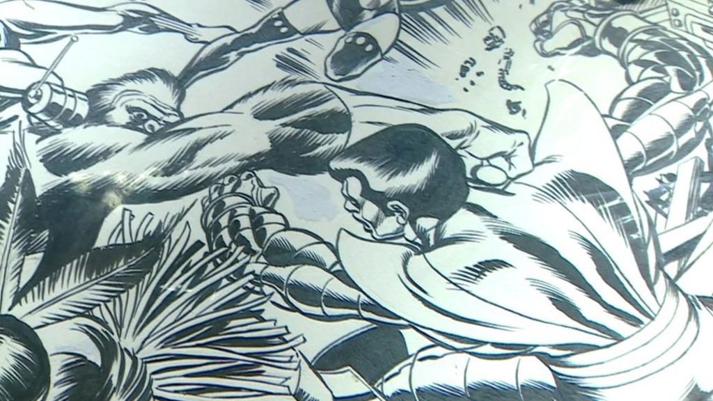 VIDEO: Big bucks for comic art