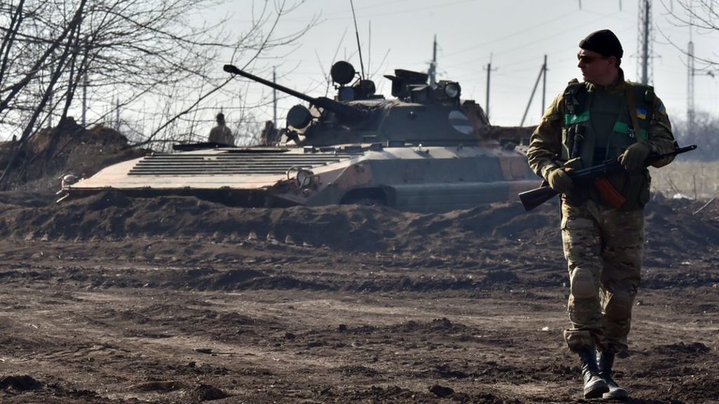 Five Ukrainian Troops Killed By Rebels Near Donetsk Bbc News