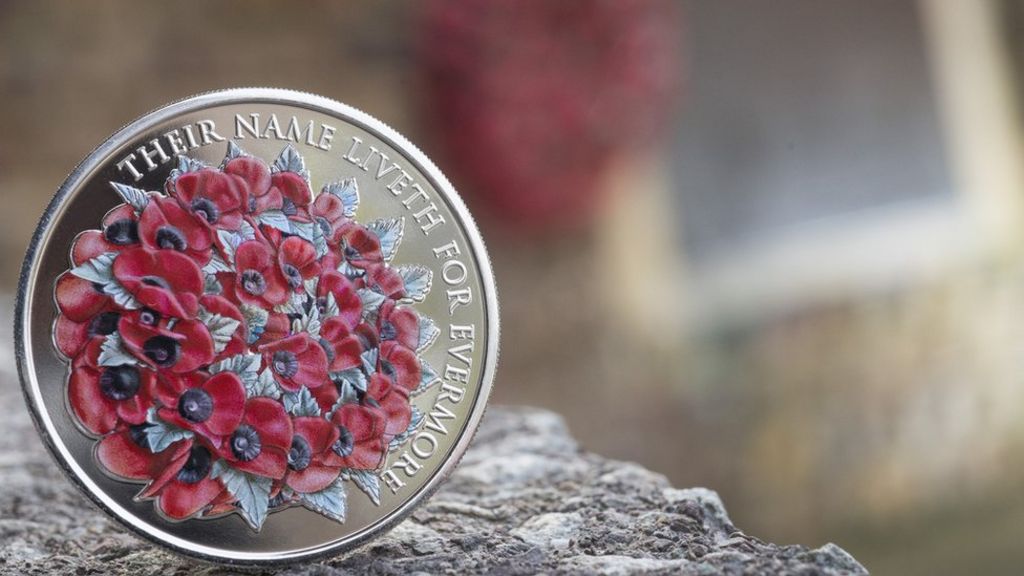 Bellshill designer's Royal Mint Remembrance Day coin - BBC News - BBC News