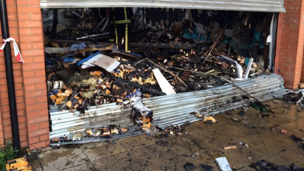 'Arson attack' destroys Polish shop in Coventry