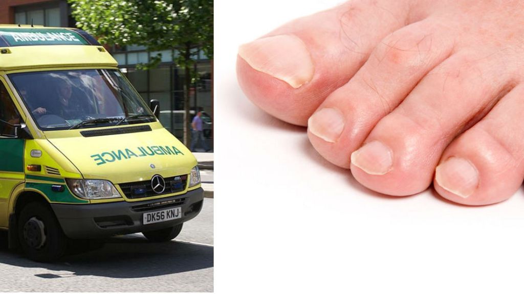 Nuisance 999 call over 'cut toenail'
