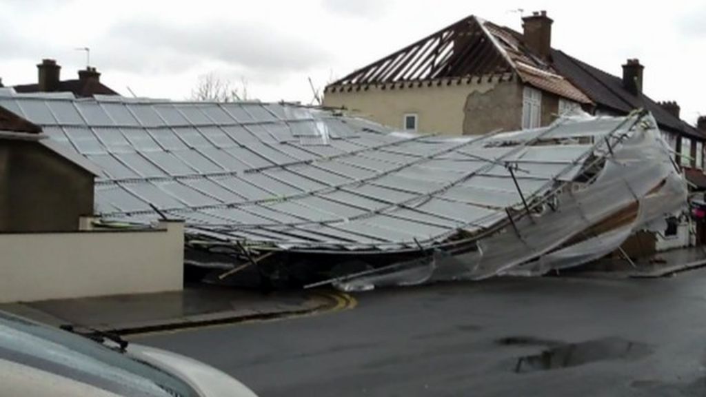 VIDEO: Storm Katie causes damage across London