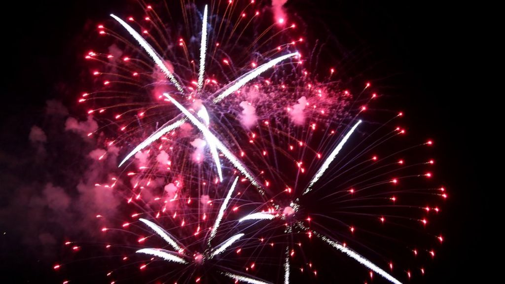 Firework blows up in children's faces