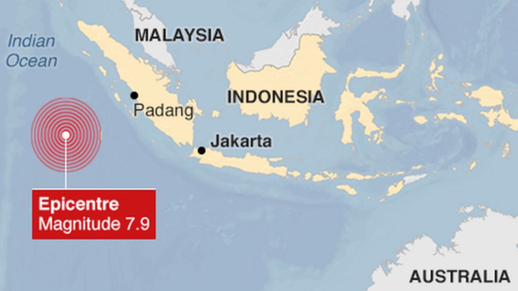 Indonesia earthquake off Sumatra measures 7.8 BBC News