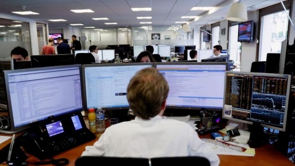 uk-shares-and-pound-continue-to-fall-bbc-news