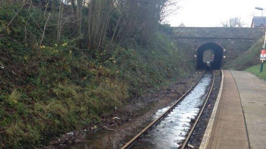 Repairs on flood-hit rail line continue