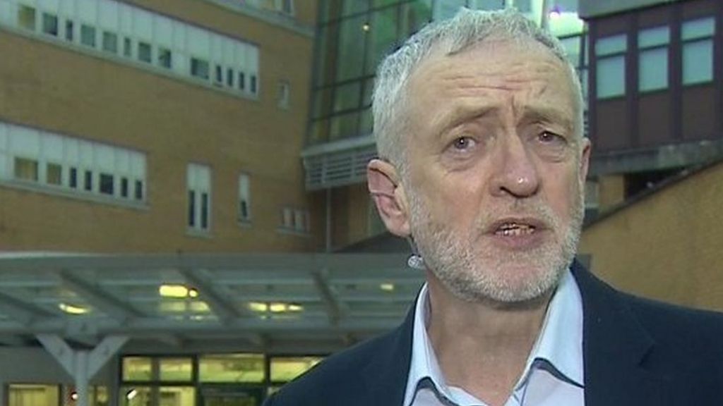 Jeremy Corbyn: Red Cross NHS warning 'unprecedented'