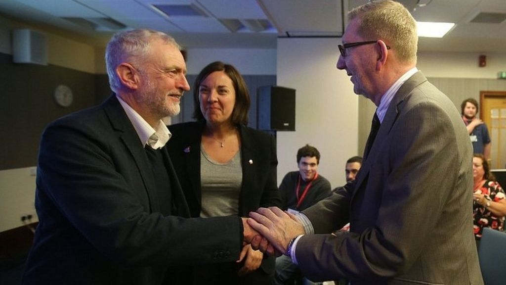 Union boss warns off Corbyn 'plotters'