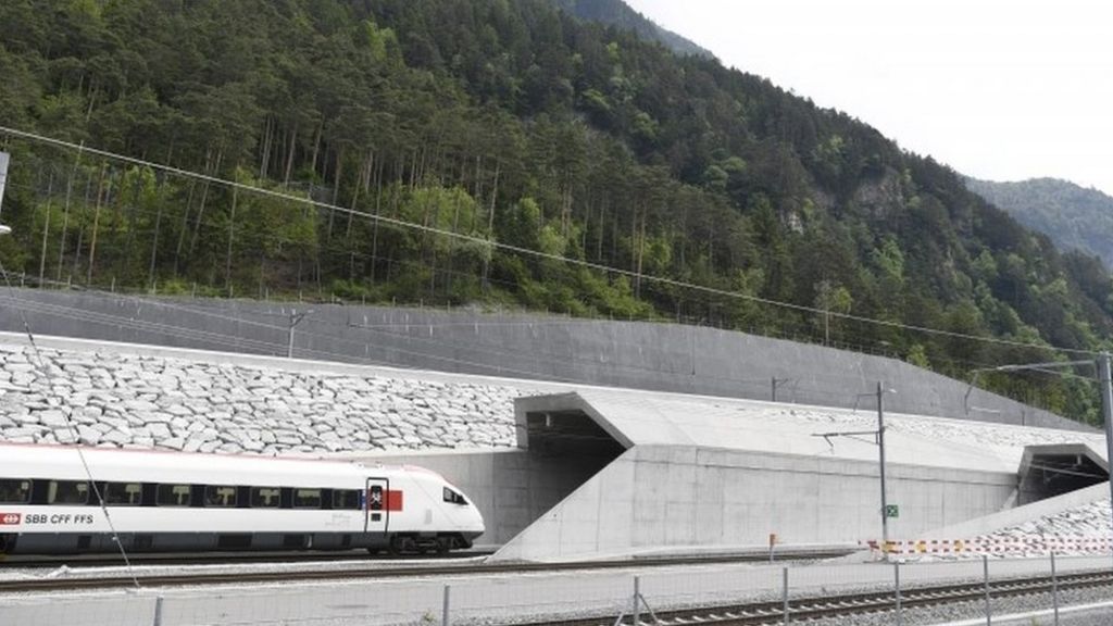 World's longest rail tunnel opens