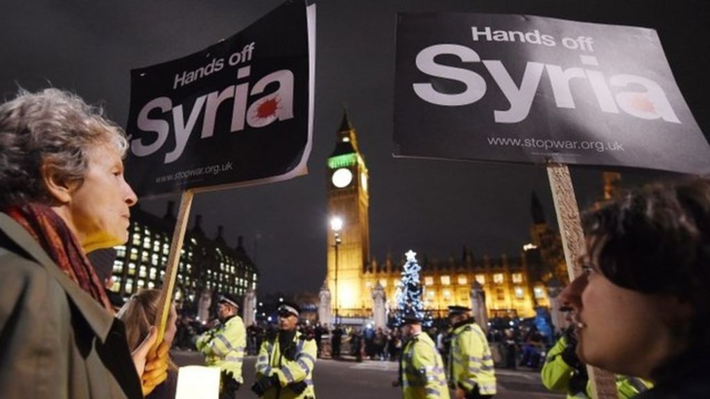 VIDEO: Anti-war protests at Westminster