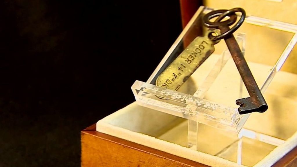 The Titanic locker key that sold for £85,000