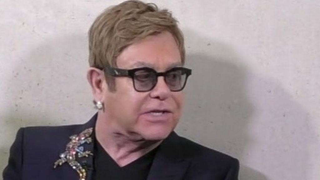 Sir Elton John says improved testing can beat HIV - BBC News