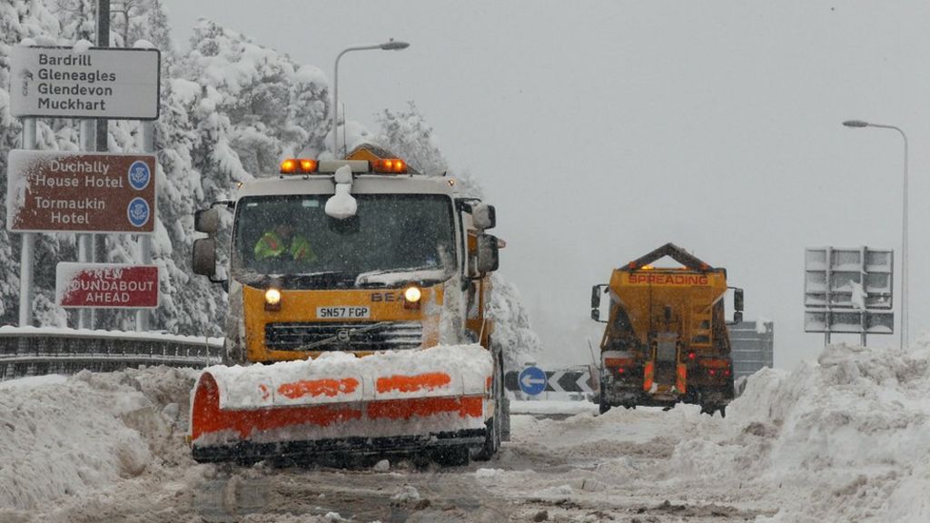 Transport Scotland unveil gritter tracker