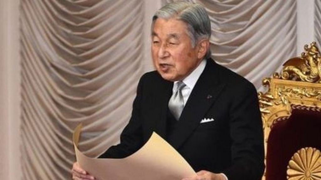 Japan's Emperor Akihito hints he will abdicate
