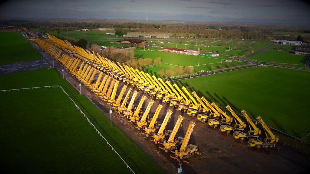 'World's largest mobile crane auction' held in Newark