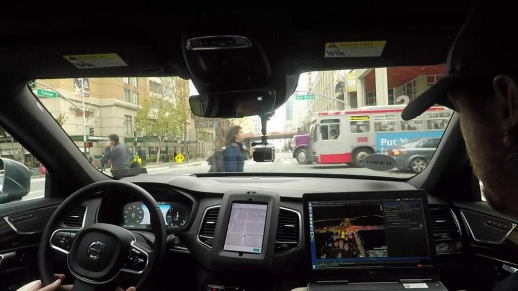 Riding along in Ubers self-drive car in San Francisco