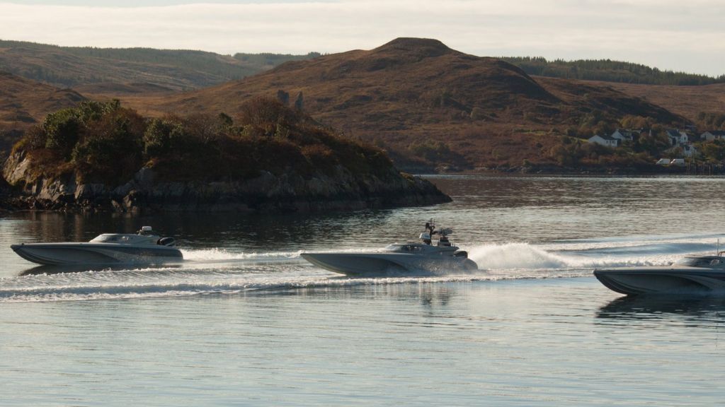 Royal Navy's 'robot wars' under way off Scotland and Wales