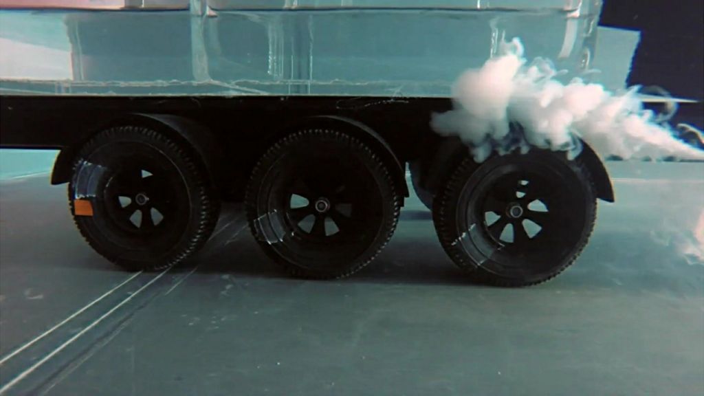 VIDEO: Using water to improve lorry designs