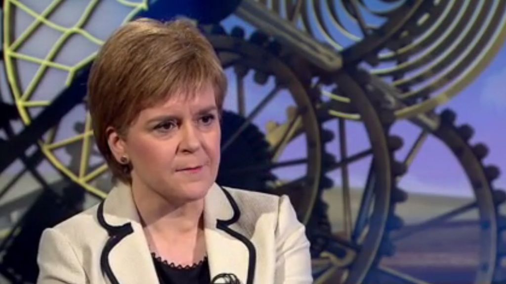 Sturgeon: Second independence referendum could be next year - BBC News