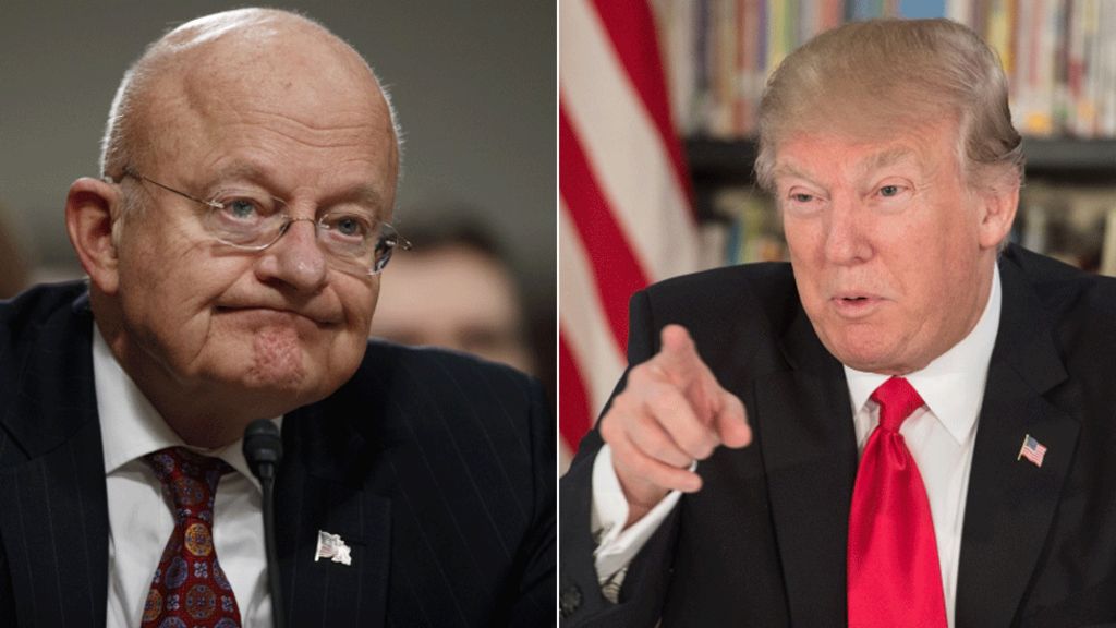 Trump wire-tap claim denied by ex-intelligence chief Clapper