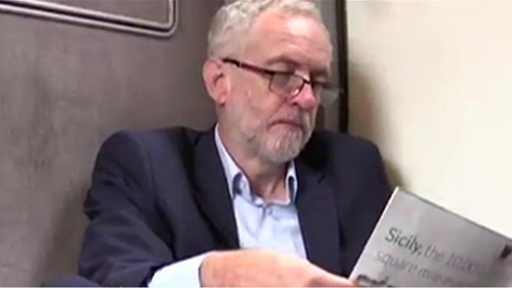 Could BBC reporter find a seat on Corbyn train?