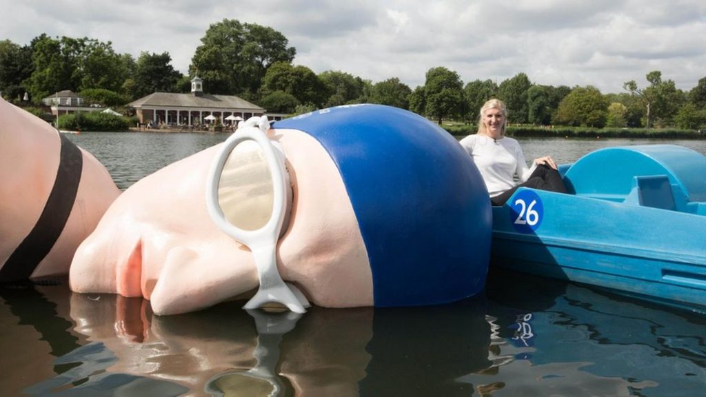 Giant Rebecca Adlington pops up