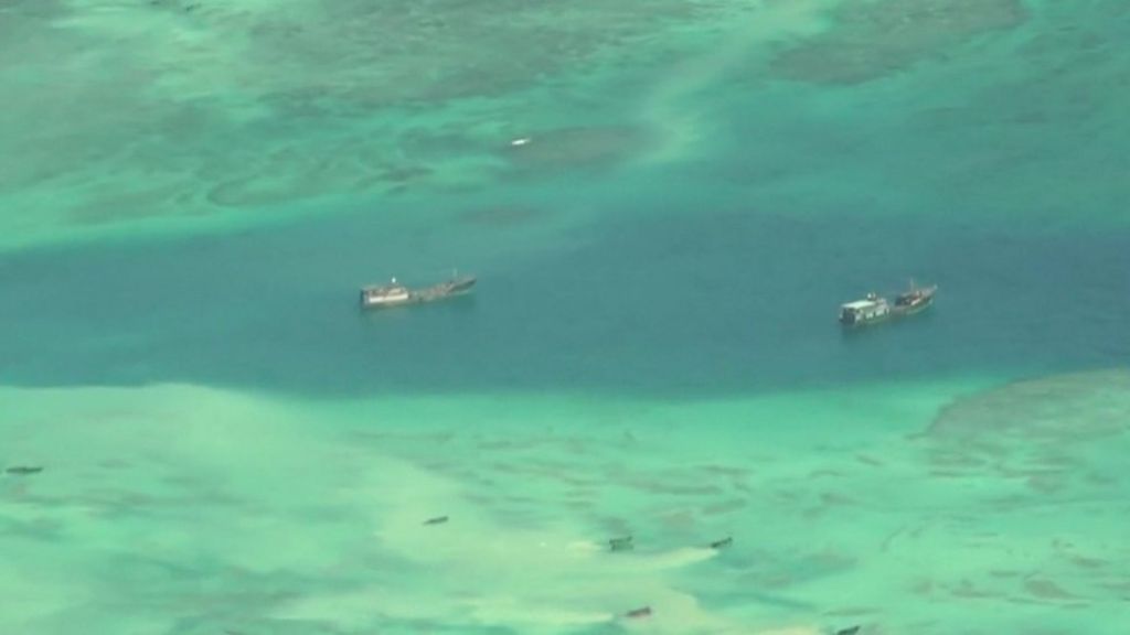 VIDEO: Chinese poachers destroying coral reefs