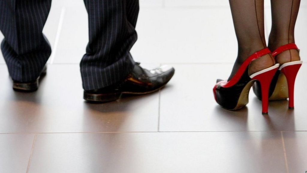 high heels in the workplace