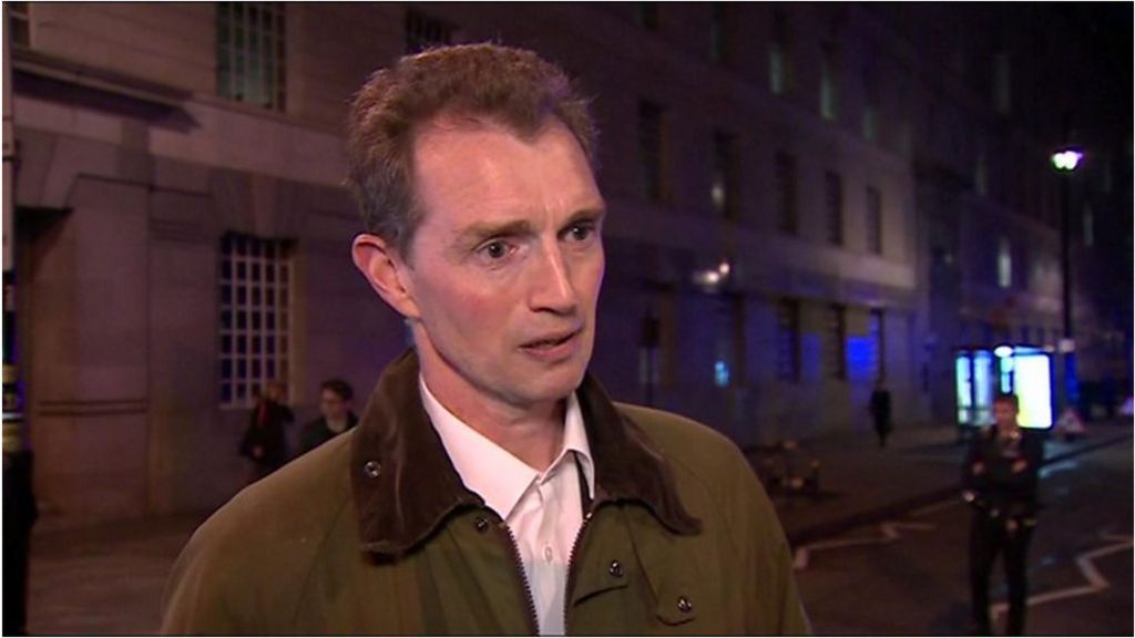London attack: MP David Davies heard 'shouts and gun shots'