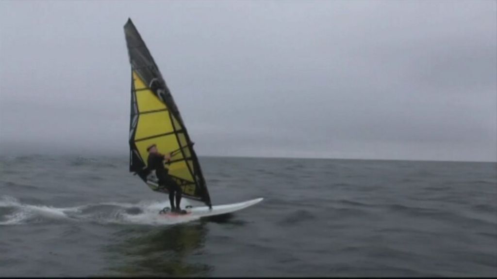 NI windsurfer makes bid to set world record