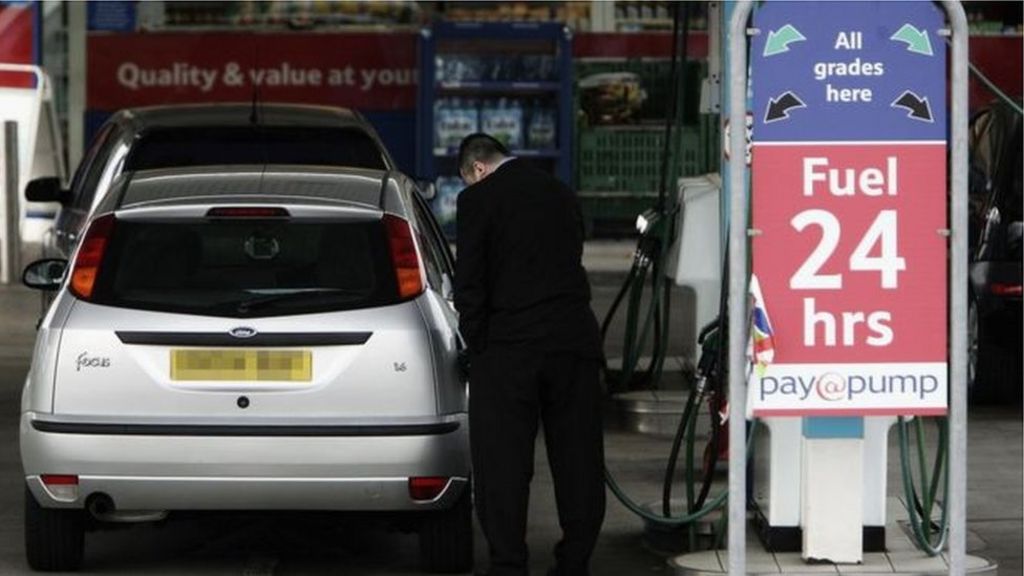 At the pumps