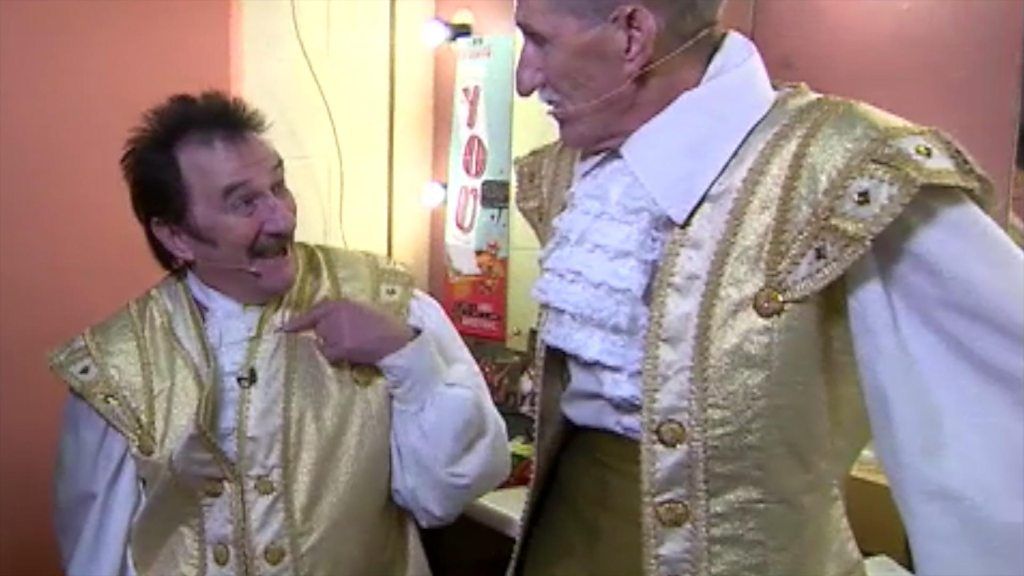The Chuckle Brothers celebrate 50 years in panto BBC News