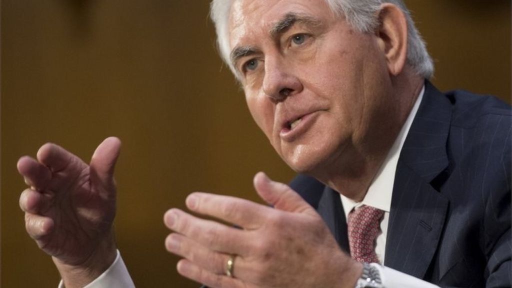Trump cabinet: Rex Tillerson confirmed as top US diplomat