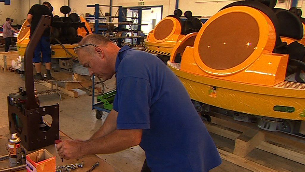 VIDEO: Inside a rollercoaster factory