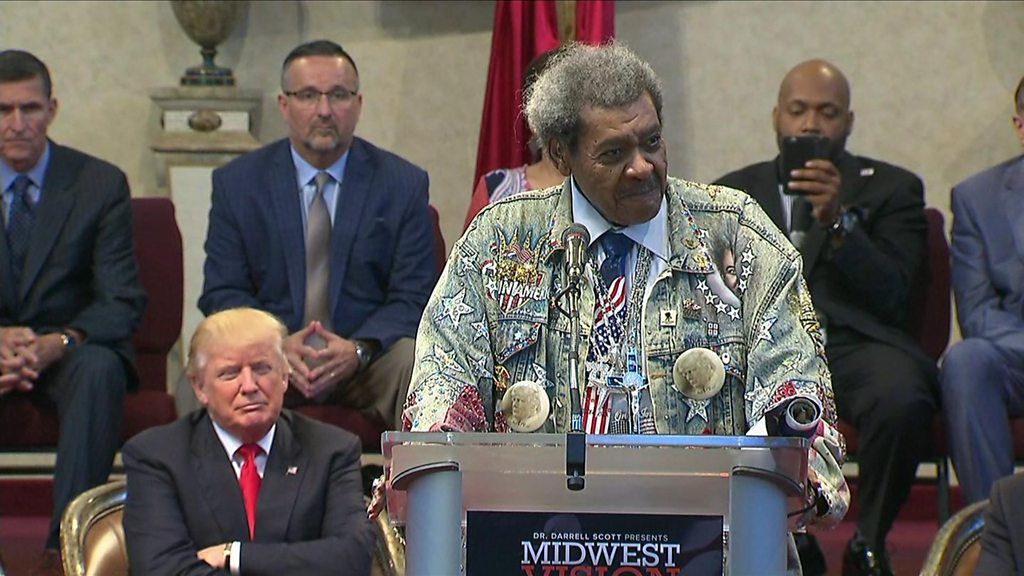 Boxing promoter Don King compares Trump to Ali