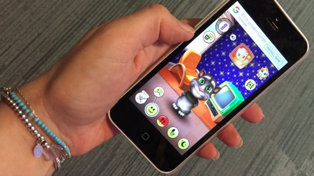 Children saw naked woman in app adverts