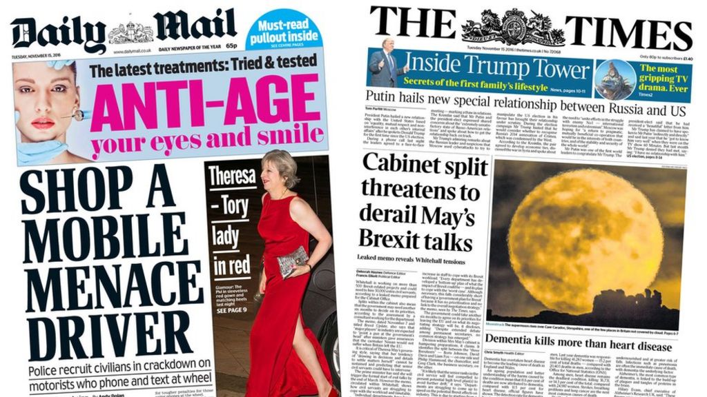 Antithesis in newspaper headlines image