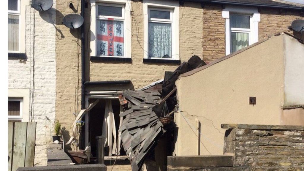 Man in hospital after gas explosion