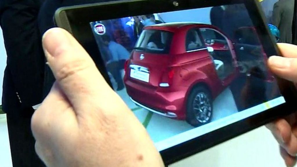 VIDEO: Augmented reality creates car showroom
